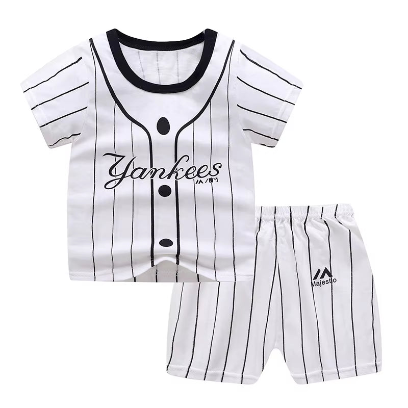 PoohVibes – Cartoon Summer Tracksuit for Little Explorers