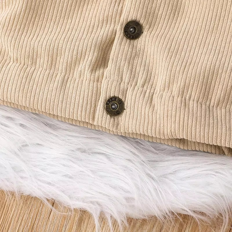 Cozy Couture: Winter Cotton Jacket for Baby Boys Aged 0–3 Years